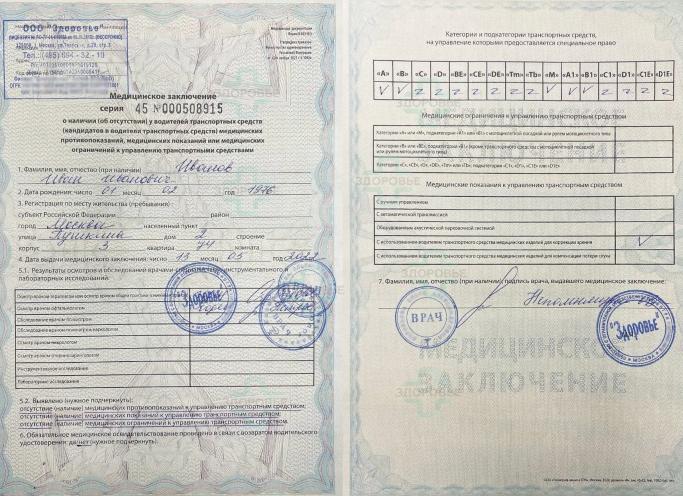 Справка для ГИБДД для замены прав: нужна ли она, как оформить, сделать, получить
